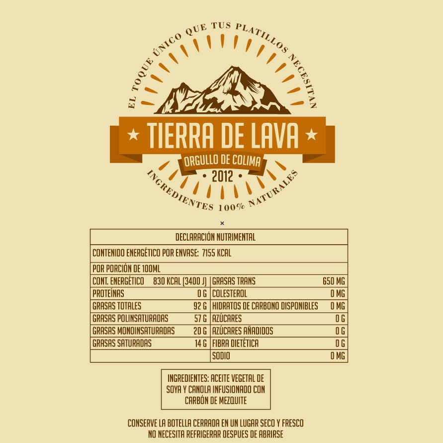 Aceite ahumado de mezquite - 250ml